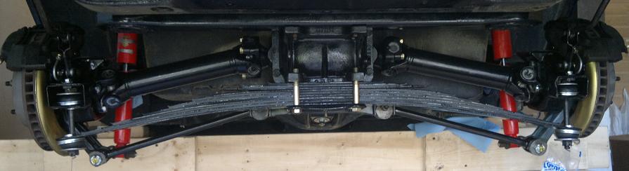 Leaf spring installed