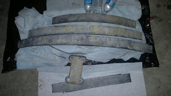 Leaf spring with Metal Ready