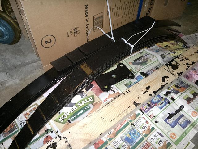 Leaf spring with Metal Ready